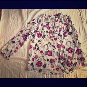 Old Navy Floral Pullover Tunic